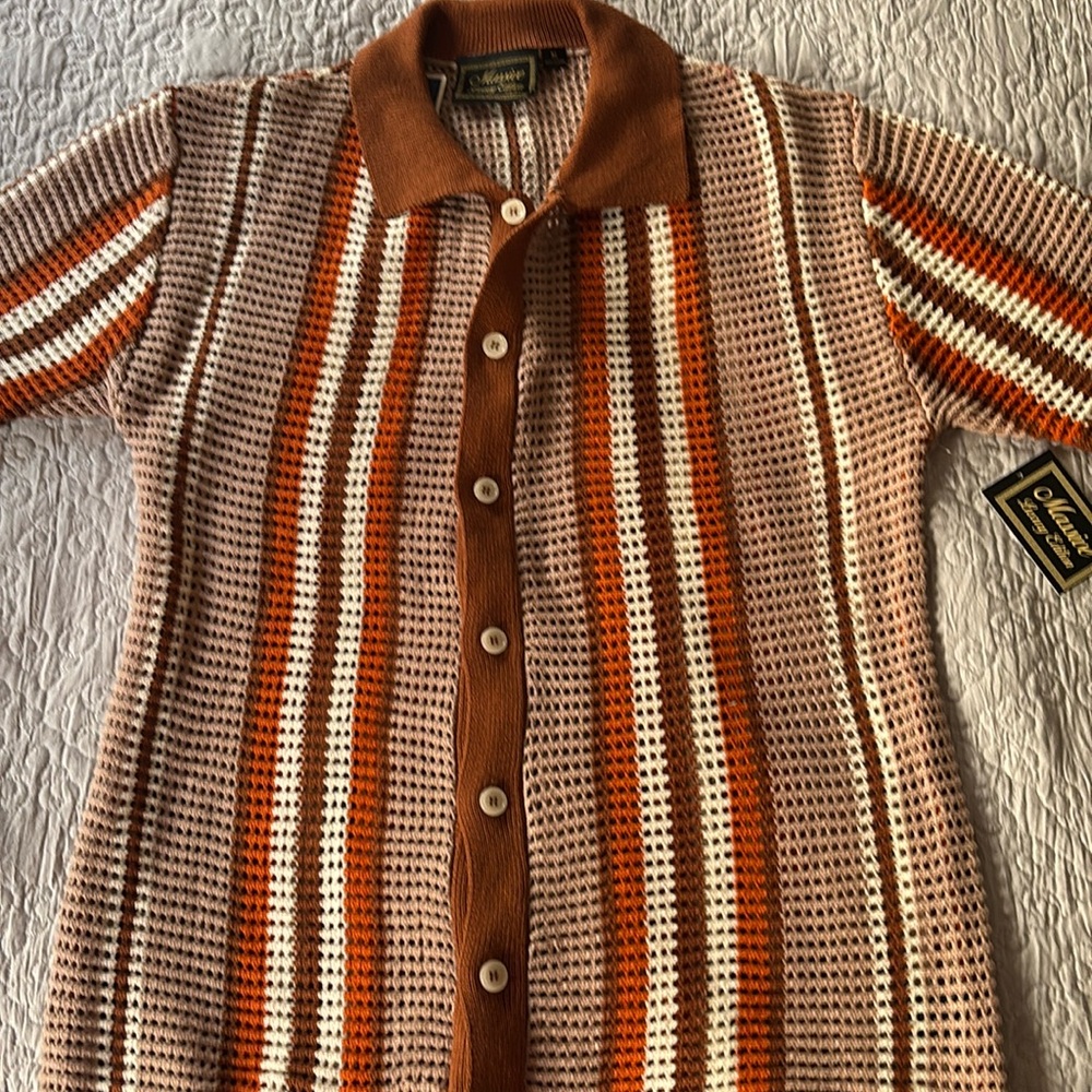 Men’s crochet shirt